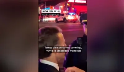 El Presidente de  Francia, Emmanuel Macron. 