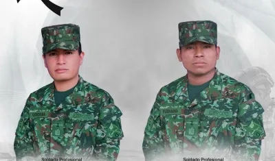 Jaduer Córdoba Ruiz y Jheison José Puchaina Barliza.