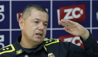 General Edwin Urrego, Comandante de la Mebar. 