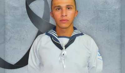 Grumete Julián Fernando Condia Bello. 