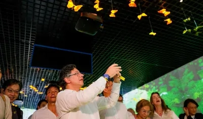 El Presidente Petro en la Expo de Osaka.