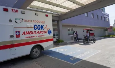Entrada del nuevo Hospital General de Barranquilla.