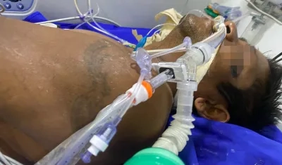 Paciente internado en la Clínica Campbell de la calle 30. 