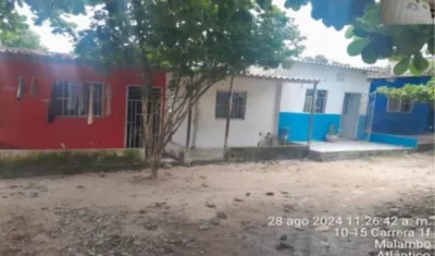 Lugar donde quedaba una de las IPS "fantasmas" de Atlántico, en el municipio de Malambo.