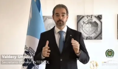 Veldecy Urquiza, secretario General Interpol.
