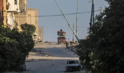 Gaza sigue devastada. 