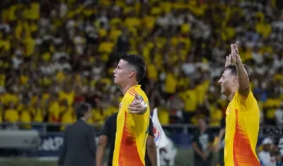 James Rodríguez marcó el camino de Colombia hacia la victoria.