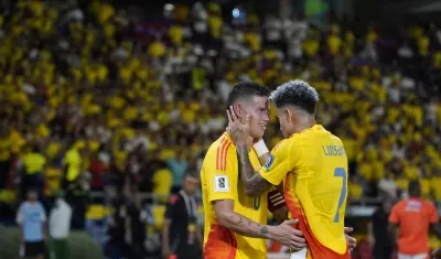 James Rodríguez y Luis Díaz.