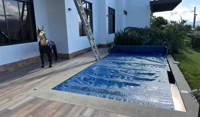 Parte de la finca donde fue abatido alias 'El ecuatoriano'. 