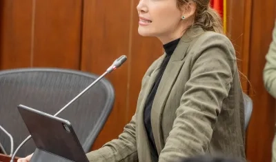 La senadora Ana María Castañeda.