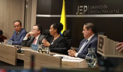 Lectura de sentencia a condenados por 'Falsos positivos'.