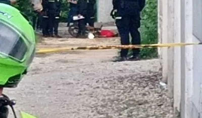 Lugar donde fue asesinado Jesús Manuel Blanco Escalante