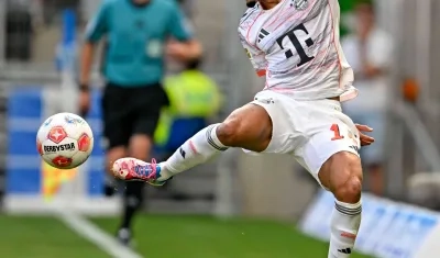 Luis Díaz en acción de juego.