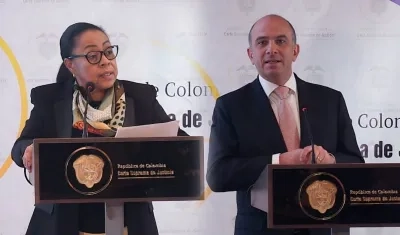 María Patricia Balanta y Carlos Camargo.