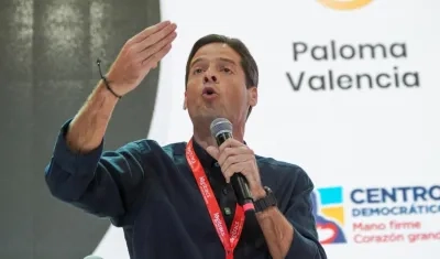 Mauricio Gómez, senador y precandidato presidencial. 