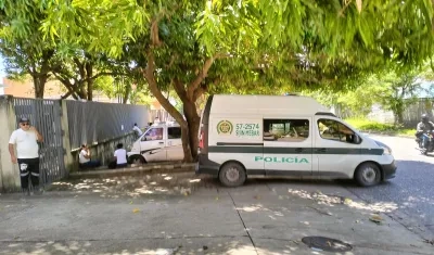 Aspecto de Medicina Legal, en Barranquilla. 