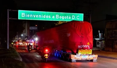 La llegada de los primeros vagones.