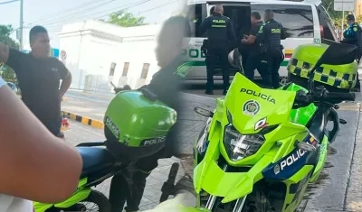 Edue Shai De la Torre Bermúdez  cuando fue requerido por la Policía en el taller donde labora. 