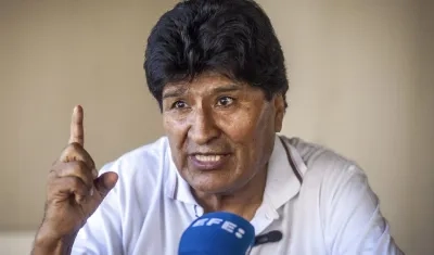 El expresidente de Bolivia, Evo Morales.