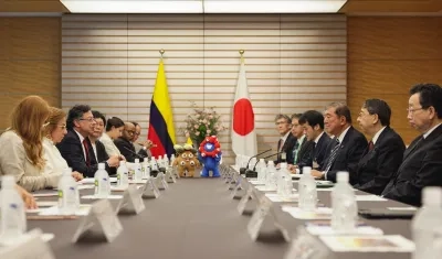 Reunión del Presidente con el primer ministro de Japón, Shigeru Ishiba. 