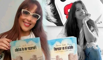 La poeta Adriana Acosta. 