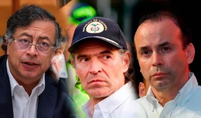 Gustavo Petro, Fico Gutiérrez y Alejandro Eder.