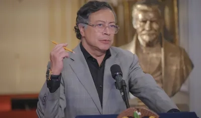 El presidente de la República, Gustavo Petro.