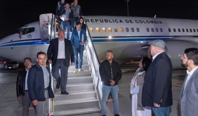 Llegada del Presidente Petro a Nueva York.