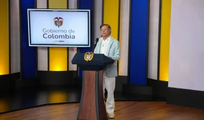 El Presidente de la República, Gustavo Petro.