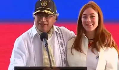 Gustavo Petro y Gloria Miranda.