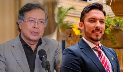 Presidente Gustavo Petro y Juan Carlos Florián.