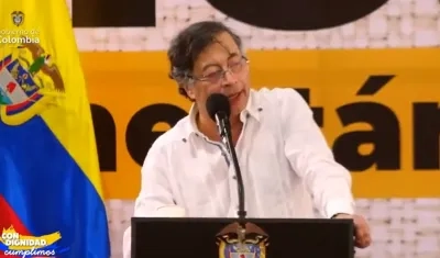 Gustavo Petro, Presidente de Colombia. 