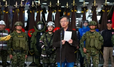 El Presidente Gustavo Petro.