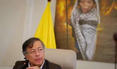 El Presidente Gustavo Petro.