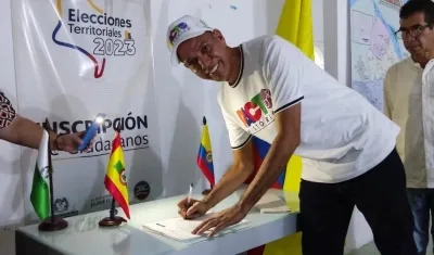 El concejal Recer Lee Pérez.