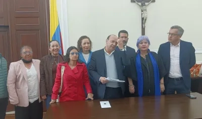 Radicación de la reforma tributaria.