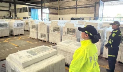 La mercancía aprehendida.