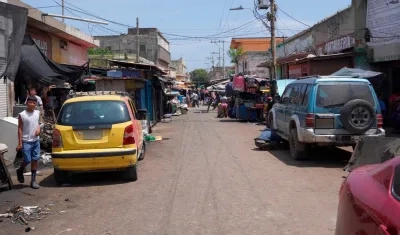 Zona de El Boliche, en Barranquilla.