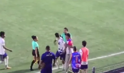 Momento de la agresión. 