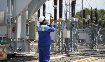 Estación de energía en Magdalena. 