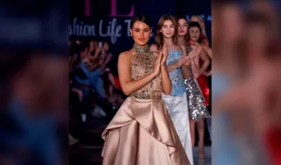 Andrea Romero en la Semana de la Moda de Nueva York.