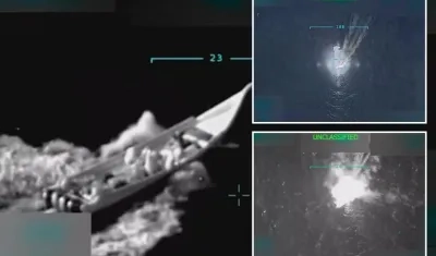 La embarcación atacada pertenecería a la banda crininal 'Tren de Aragua'. 