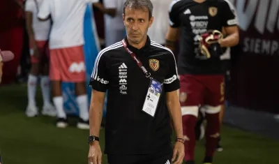 Fernando Batista, actual entrenador de la selección Venezuela.