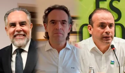 Armando Benedetti; Federico Gutiérrez y Alejandro Eder.