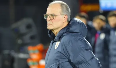 El argentino Marcelo Bielsa, entrenador de la selección uruguaya.