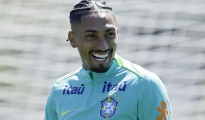 Raphinha, atacante brasileño.