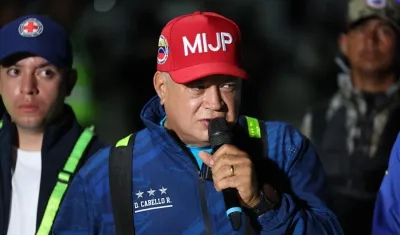 Diosdado Cabello, ministro de Interior y Justicia de Venezuela.