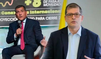 Alcalde Dumek Turbay y Óscar Torres, presidente de la ANI.