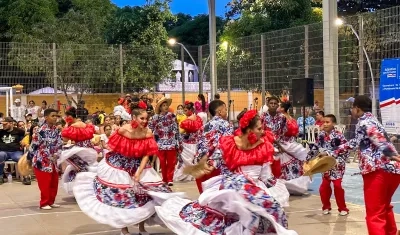 Danza del Porro Negro en Santo Tomás. 