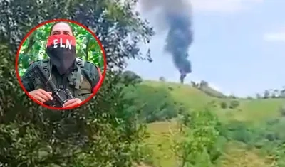 ELN se adjudicó el atentado en Amalfi, Antioquia. 